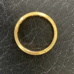 18金のリング